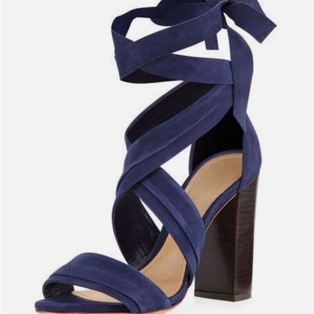 SCHUTZ Dream Navy Strappy Heels